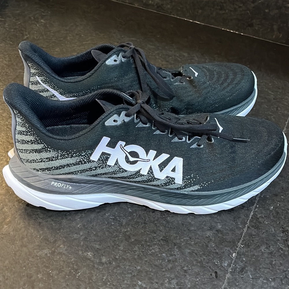 Hoka Mach 5, Black, Men’s size 12